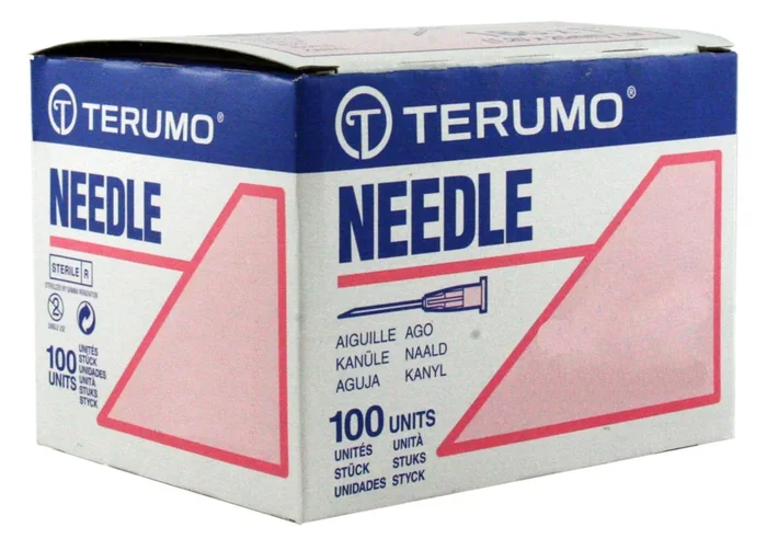 Rx Terumo Needle Aiguille, 18g x 1″, 100 ct