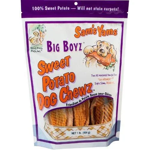 Sam’s Yams Big Boyz Sweet Potato Dog Chew