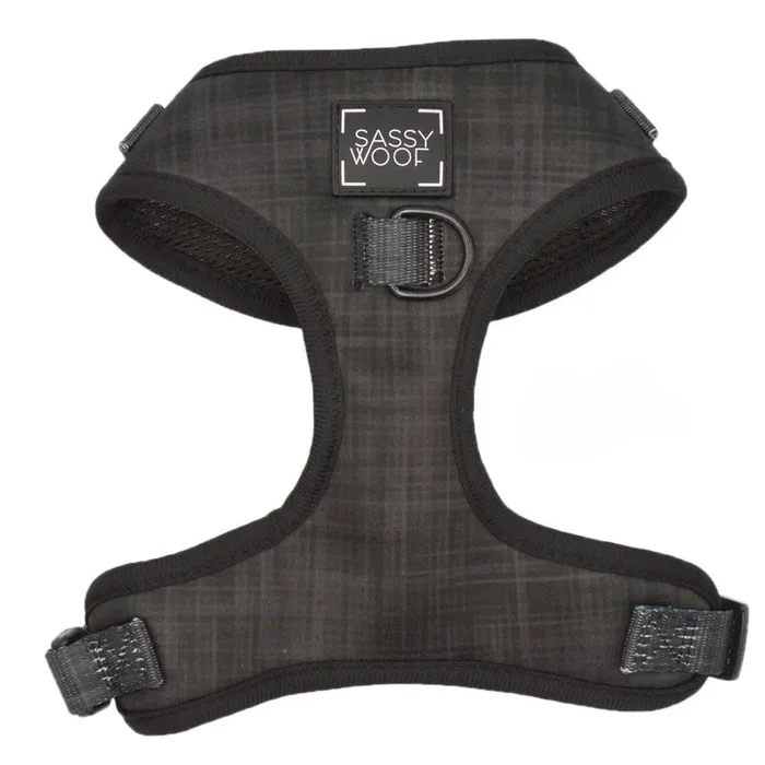 Sassy Woof Baby Got Black Dog Harness