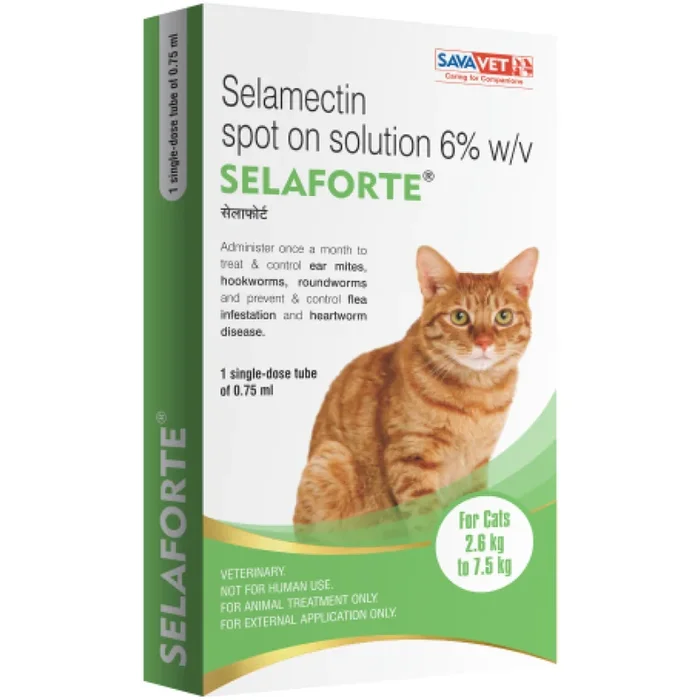 Savavet Selaforte Spot On for Cats (0.75ml)