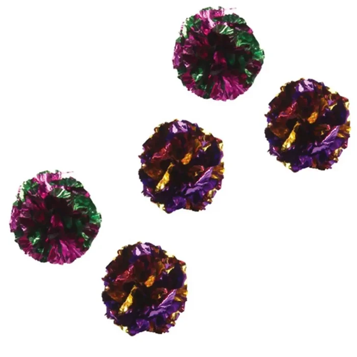 Savvy Tabby Tabby Mylar Ball Cat Toy