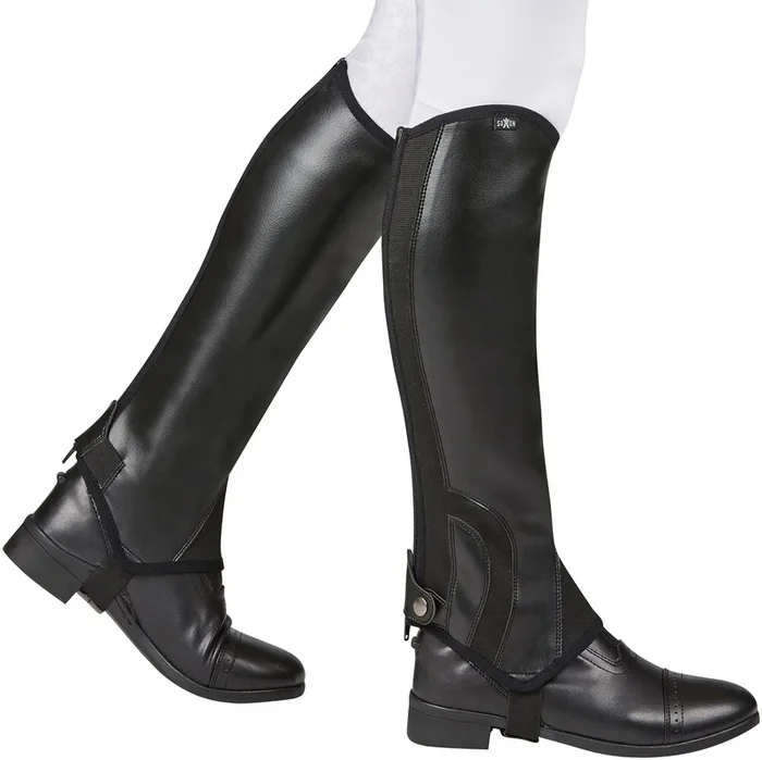 Saxon Syntovia Half Chaps, Ladies, Black
