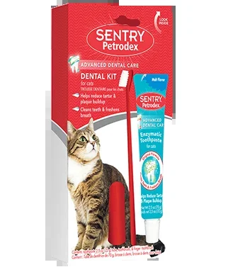 SENTRY Petrodex Dental Care Kit For Cats