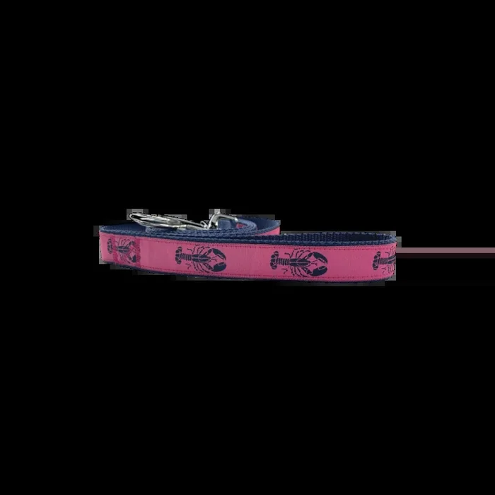 SEW FETCH Dog Leash Pink Lobster 5ft