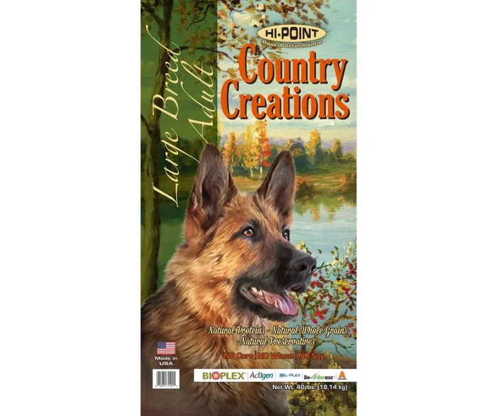 Shawnee Milling Company Hi-Point Country Creations – Large Breed, Adult Dog Recipe Dry Dog Food