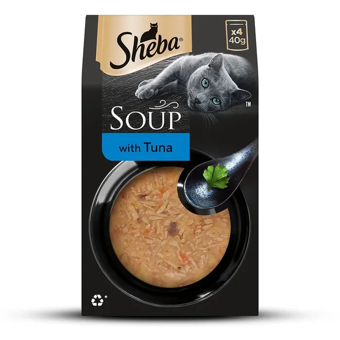 Sheba Soup with Tuna Adult Cat Wet Food