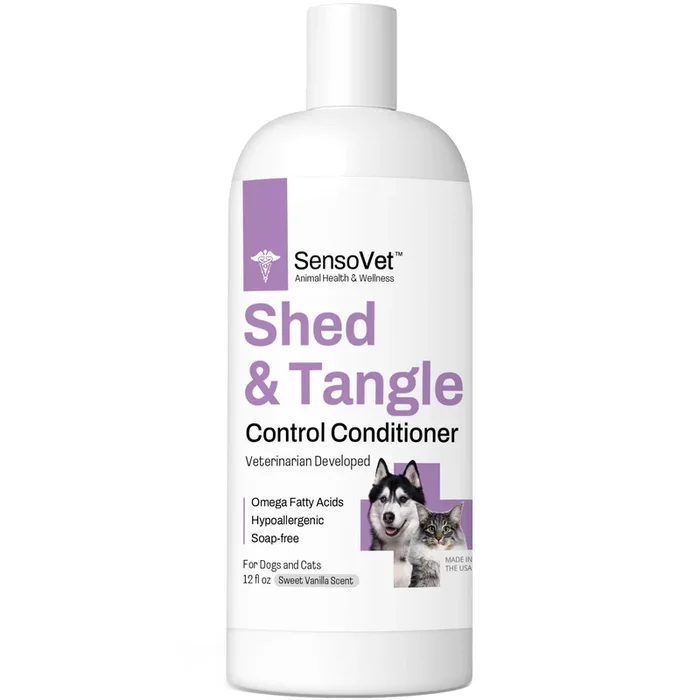 Shed & Tangle Control Conditioner for Dogs & Cats – 12oz