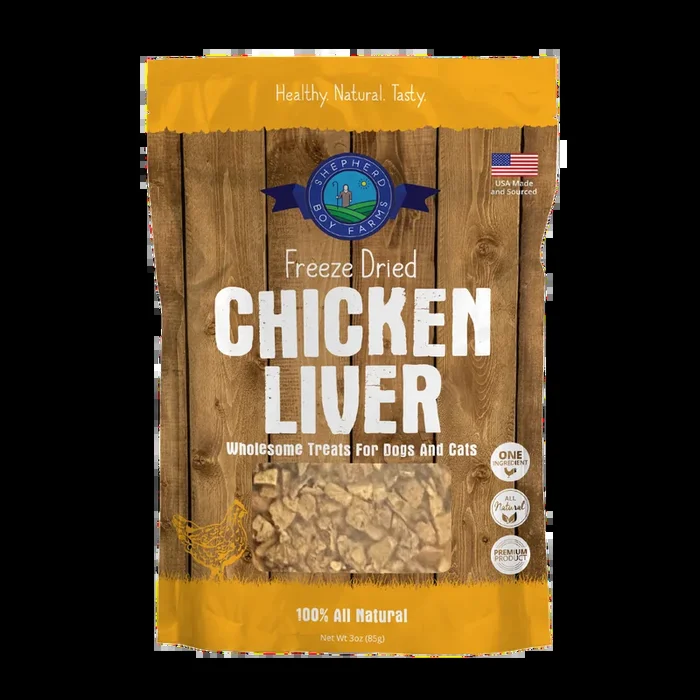 Shepherd Boy Farms Freeze Dried Chicken Liver Treats