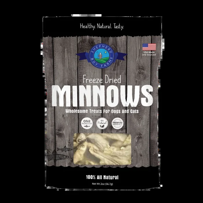 Shepherd Boy Farms Minnows Raw Freeze Dried Dog Treats