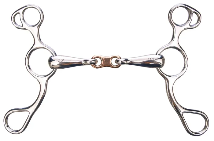 Shires French Link Sliding Gag Bit