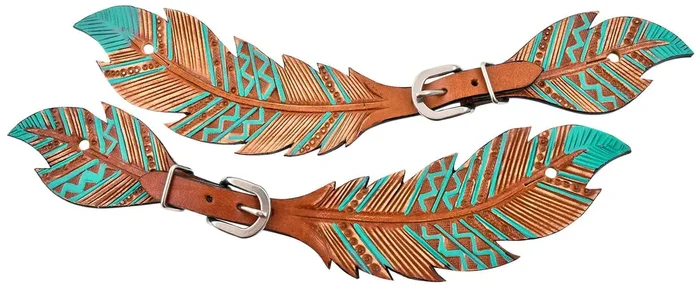 Showman Feather Spur Straps