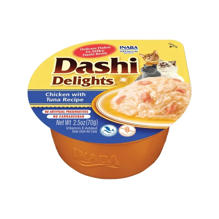 Side Dish Cat Treat – DASHI DELIGHTS – Chicken with Tuna Recipe