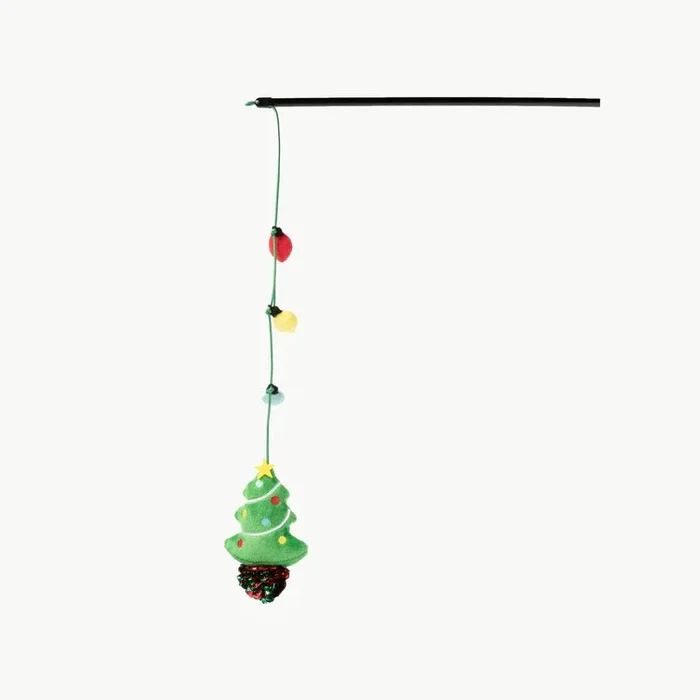 Silver Paw – Christmas Tree Stick Cat Toy