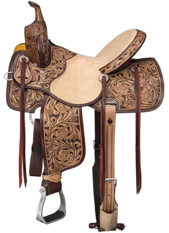 Silver Royal Moulton Barrel Saddle