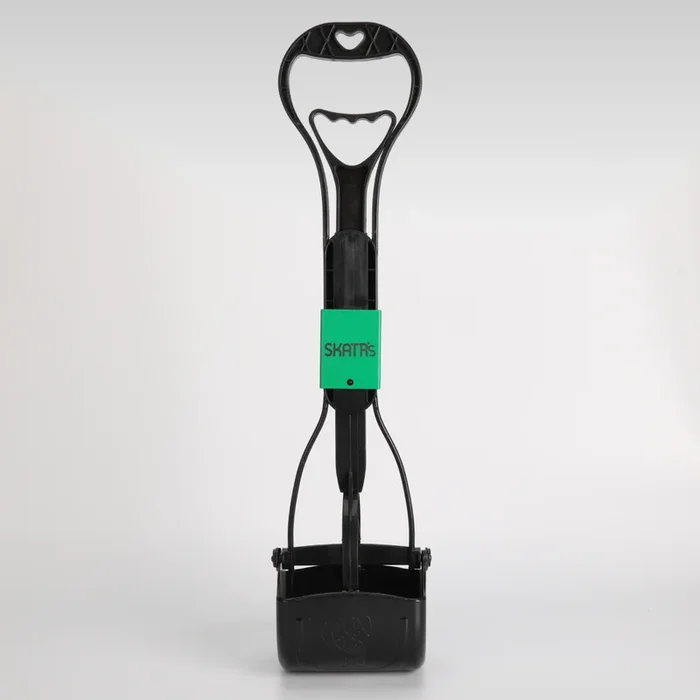 Skatrs Foldable Poop Scooper for Dogs (Green)