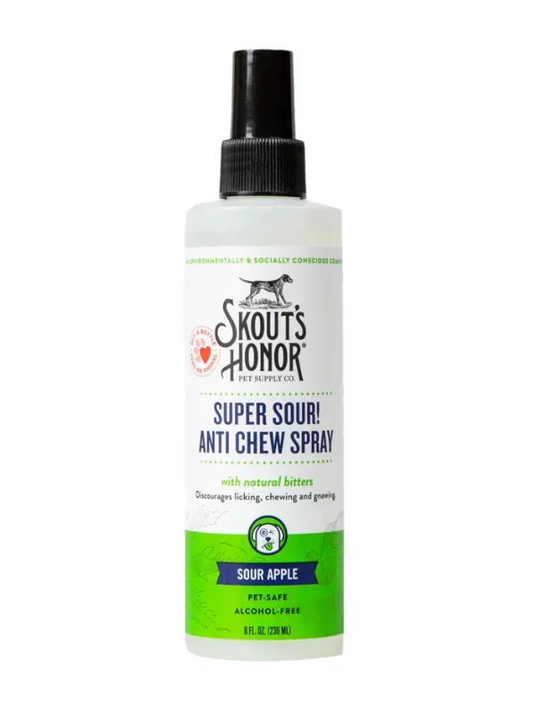 Skout’s Honor Anti Chew Sour Apple Supplement 8 oz