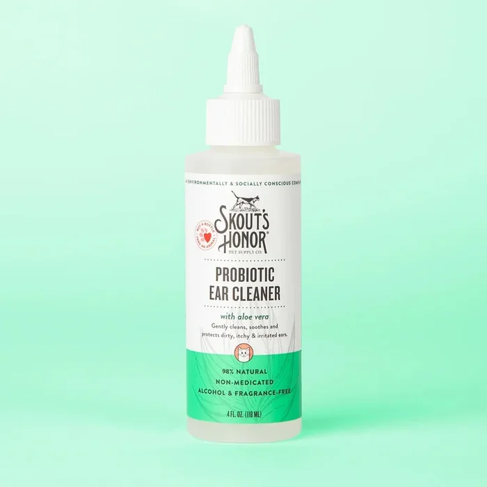 Skout’s Honor Cat Probiotic Ear Cleaner, 4 oz