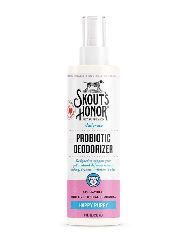 Skout’s Honor Happy Puppy Probiotic Deodorizer for Puppies & Kittens 8oz