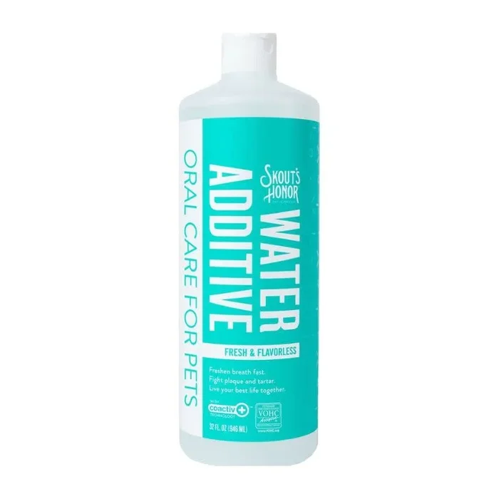 SKOUTS HONOR Dog Dental Water Additive Fresh & Flavorless 32oz