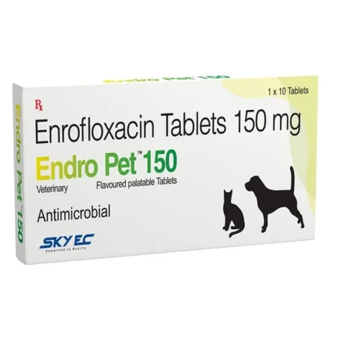 Skyec Endro Pet 150mg (Enrofloxacin) Tablet for Dogs and Cats
