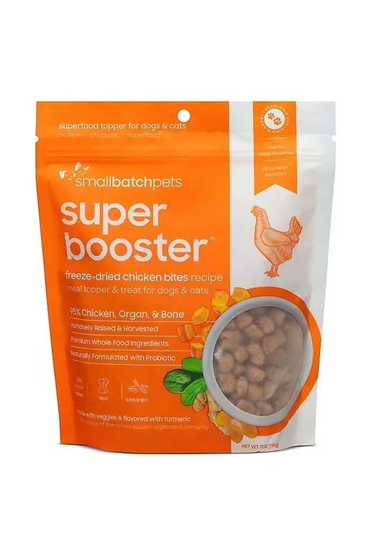 Small Batch Chicken Small Bites Freeze Dried Super Booster Topper for Pets