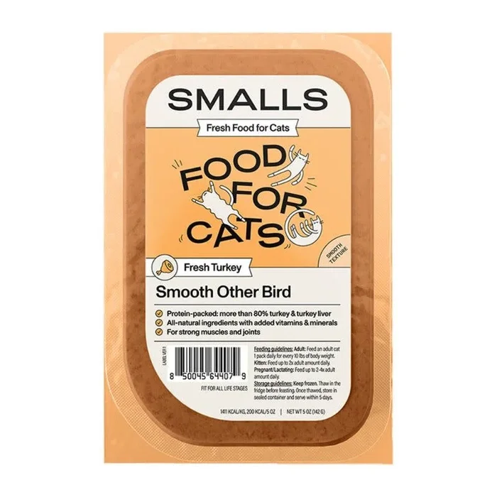 SMALLS Gently Cooked Cat Food Smooth Turkey 5 OZ