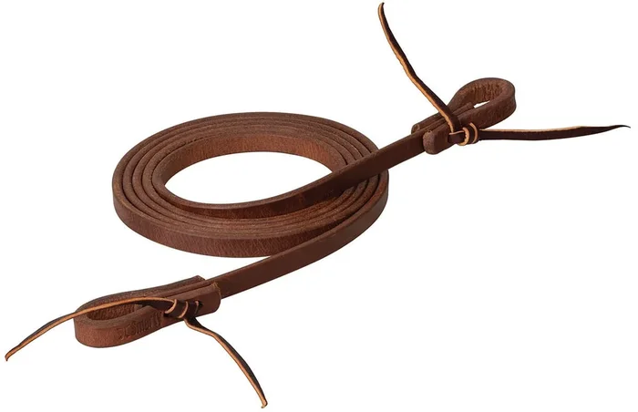 Smarty x Synergy Heavy Harness Leather Roper Rein with Loop End