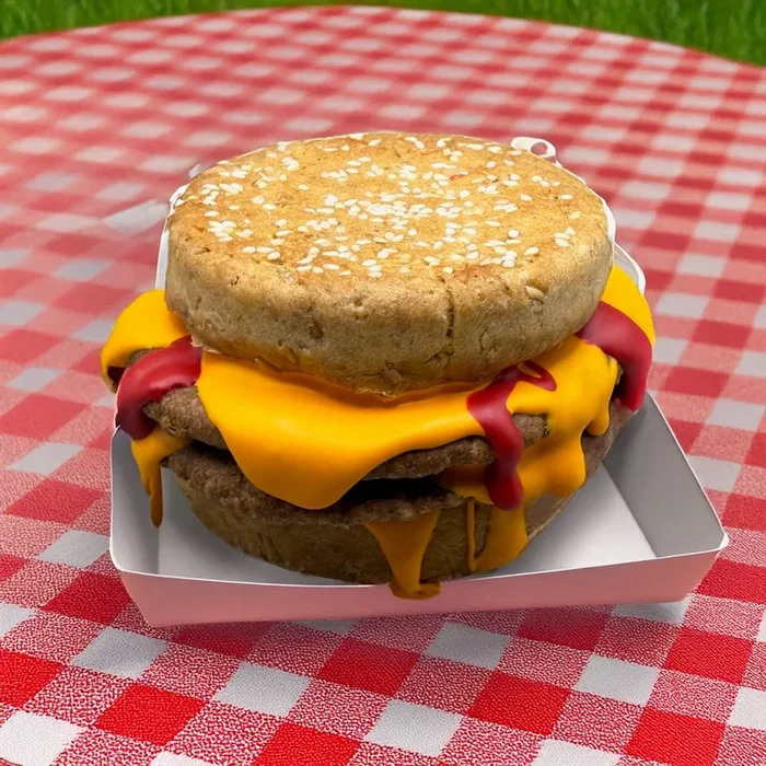 Smashy Cheeseburger Organic Dog Cookie