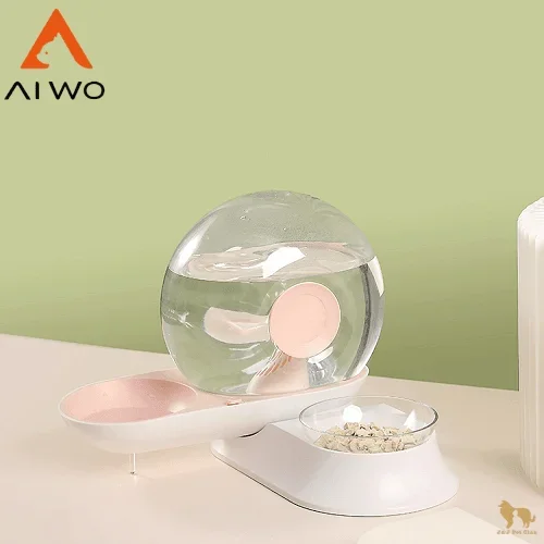 Snail Shape 2 in 1 Pet Self Feeder