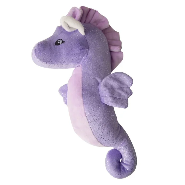 Snugarooz Pet Shelly the Sea Horse 17″ Purple Dog Toy