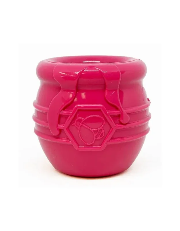 SODAPUP Treat Dispenser & Enrichment Toy Honey Pot Pink
