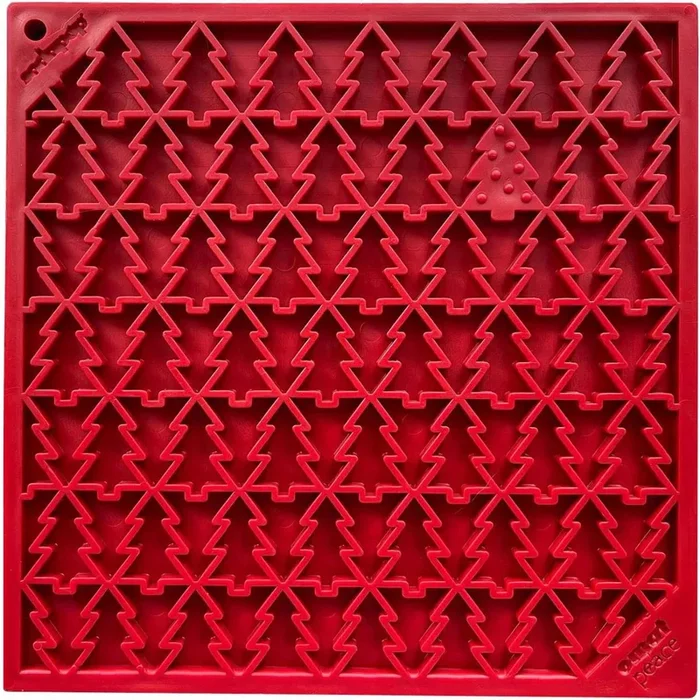 SodaPup Tree Design “Peace” Emat Enrichment Lick Mat For Dogs