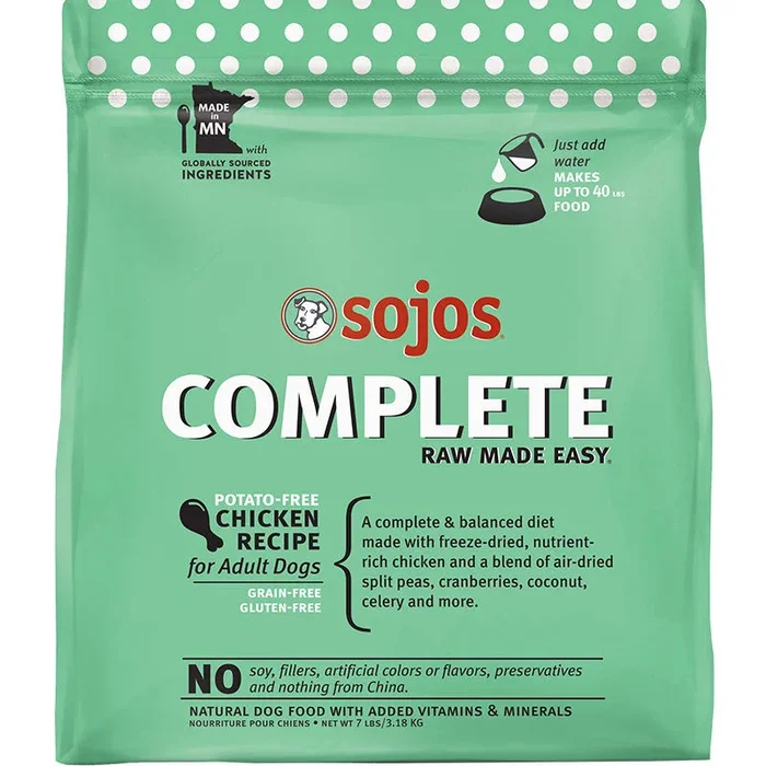 SOJOS Complete Adult Dog Food – Chicken Formula