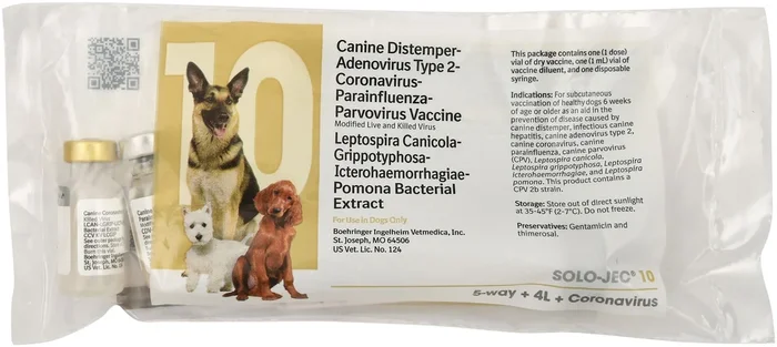 Solo-Jec 10 (10-Way Dog Vaccine), Single Dose