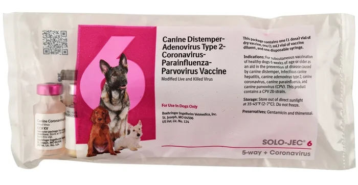 Solo-Jec 6 (6 Way Dog Vaccine), Single Dose