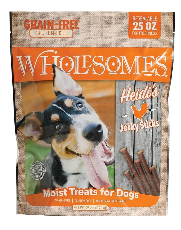 SPORTMiX Wholesomes Heidi’s Jerky Sticks Moist Dog Treats