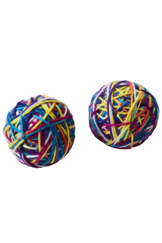 Spot Sew Much Fun Yarn Ball 2.5″ Cat Toy, 2 Pack