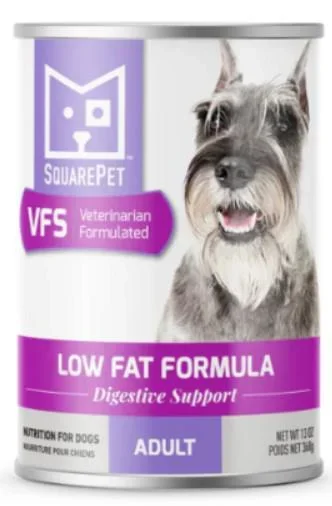 SquarePet Dog Wet VFS Canine Can Low Fat