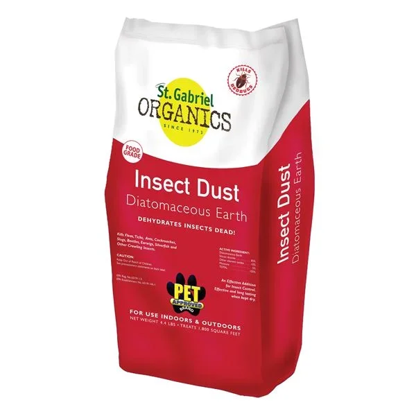 St. Gabriel’s Diatomaceous Earth Insect Dust 4.4 Lb Bag