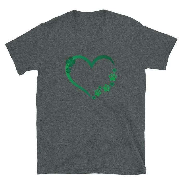 St. Patrick’s Paw Heart T-Shirt