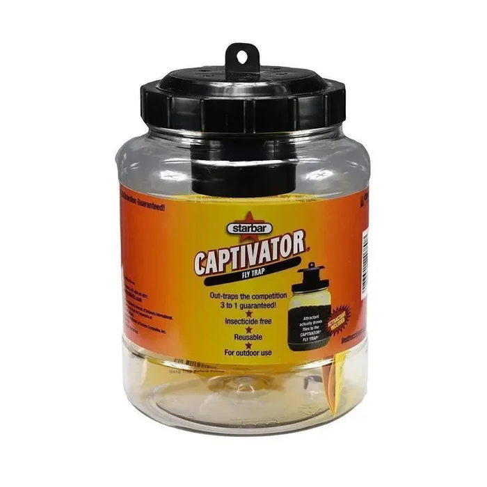 Starbar Captivator Fly Trap 1.06 oz Reusable Insecticide-Free Fly Attractor