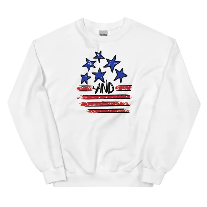Stars & Stripes Americana Crewneck Sweatshirt
