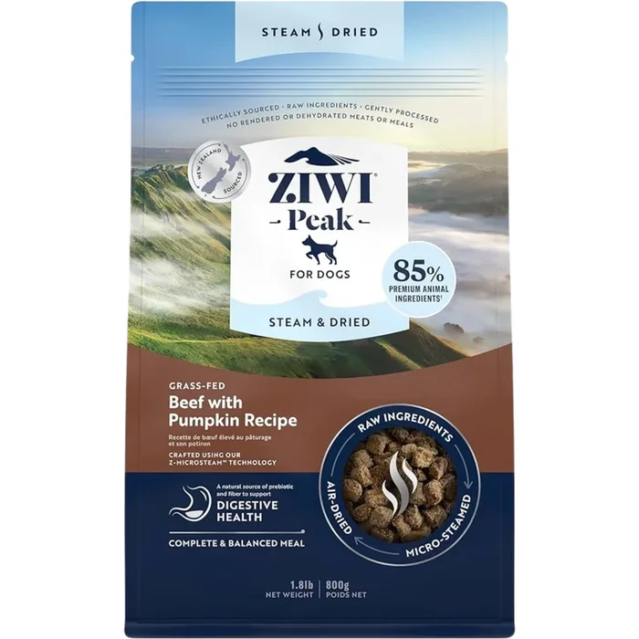 Steam & Dried Dog Food – Beef with Pumpkin Recipe