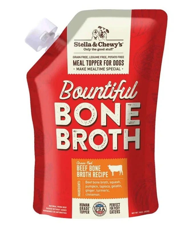 Stella & Chewy’s Bountiful Beef Bone Broth for Dogs 16oz