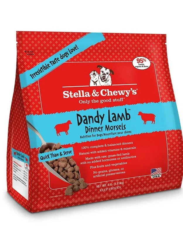 Stella & Chewy’s Dandy Lamb Grain-Free Frozen Raw Dinner Morsels Dog Food