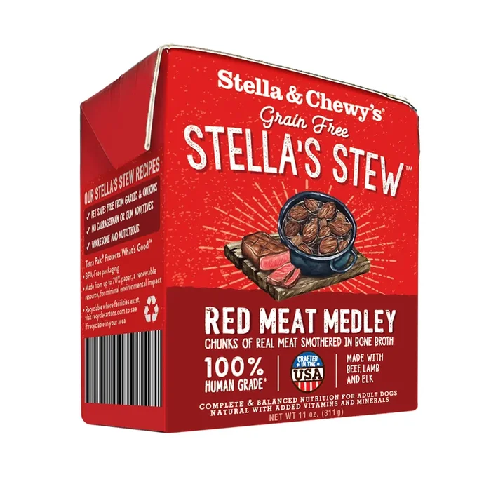 STELLA & CHEWY’S Dog Stew Red Meat Medley 11oz CASE/12