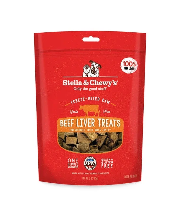 Stella & Chewy’s Freeze-Dried Beef Liver Dog Treats 3oz