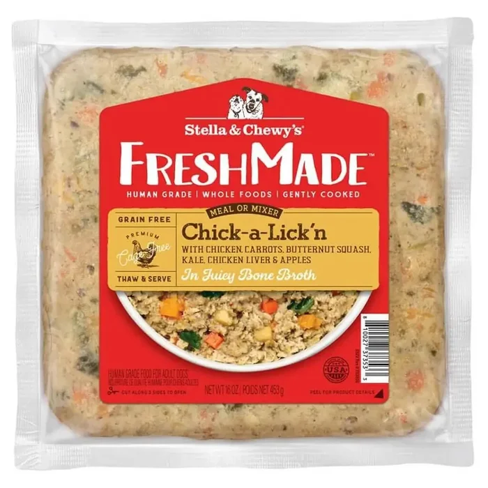 Stella & Chewy’s FreshMade Chick-a-Lick’n 16-oz, Gently Cooked Dog Food
