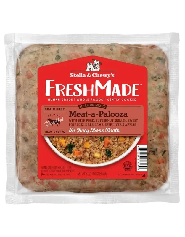 STELLA & CHEWY’S Freshmade Dog Food Meat A Palooza 16OZ