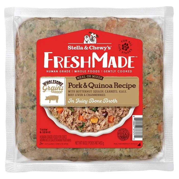 Stella & Chewy’s FreshMade Pork & Quinoa Gently Cooked Dog Food